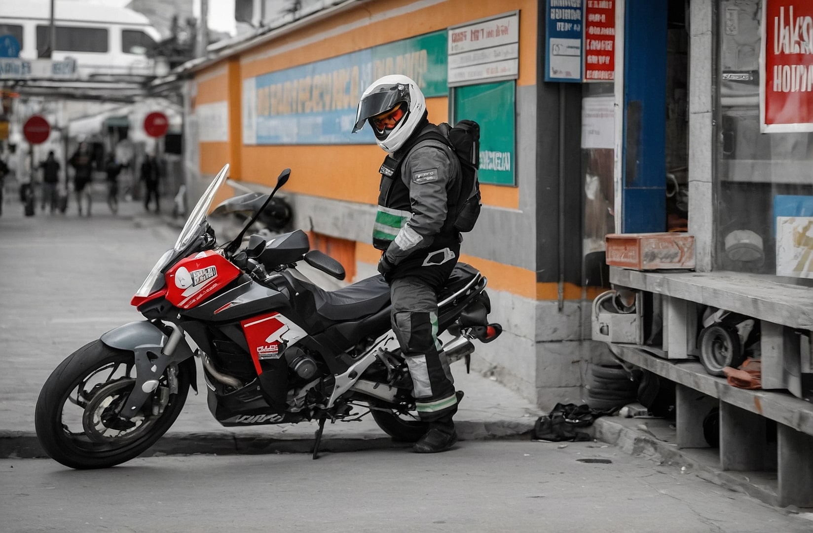 Chef preparando un pedido para entrega